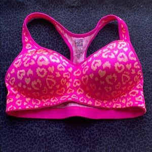 PINK push-up sports bra